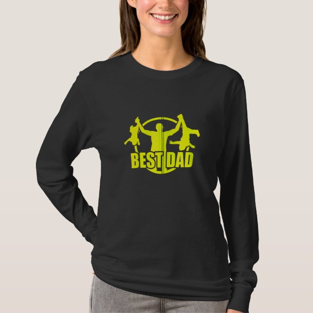 Camiseta Melhor Pai, melhor pai, Zip (Frente)