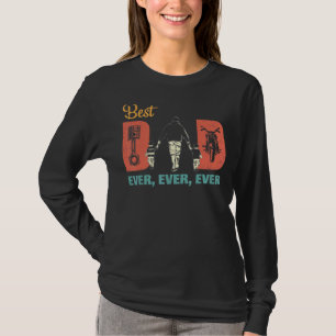 Camiseta Melhor Pai Motocross Nunca Dirt Bike Pais Vintage