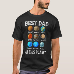 Camiseta Melhor Pai Neste Planeta Para Dia de os pais Pai