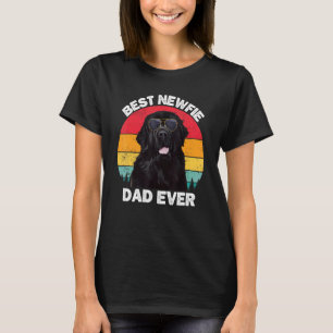 Camiseta Melhor Pai Newfie Masculino De Sempre Cão Terra No