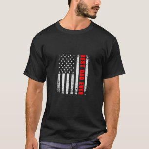 Camiseta Melhor Pai Nos Estados Unidos Bandeira Americana 1