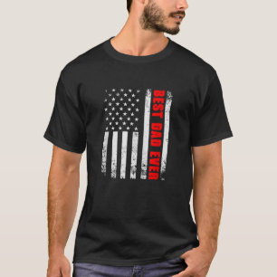 Camiseta Melhor Pai Nos Estados Unidos Bandeira Americana 1
