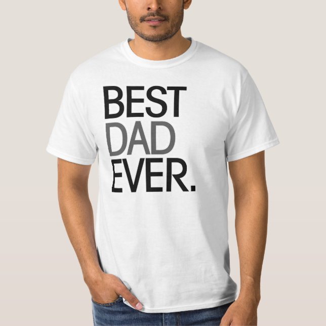 Camiseta Melhor Pai Nunca (Frente)