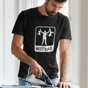 Camiseta Melhor Pai - Pai Orgulhoso com Crianças