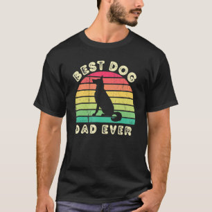 Camiseta Melhor Pai Pastor Alemão de Todos os Tempos para h