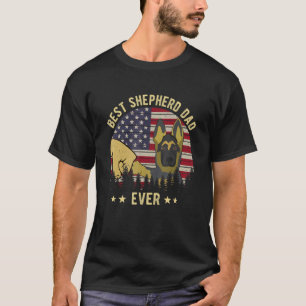 Camiseta Melhor Pai Pastor Alemão Masculino Cachorro 4 De J