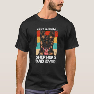 Camiseta Melhor Pai Pastor Alemão Masculino de Sempre Dono 