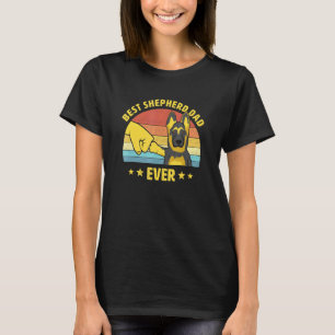 Camiseta Melhor Pai Pastor Alemão Masculino de Sempre Vinta