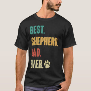 Camiseta Melhor Pai Pastor Cão Pastor Alemão