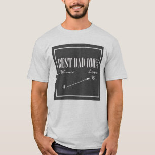 Camiseta Melhor Pai Patience Love Arrow T Shirt