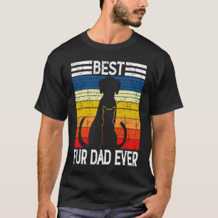 Camiseta Melhor Pai Pele Alguma Vez Vintage Retro Dog e Pro