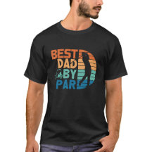 Melhor Pai Pelo Par Presente de Golfe Retro para P