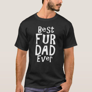 Camiseta Melhor Pai Peludo do Mundo Gato Pai Pets Dia dos P
