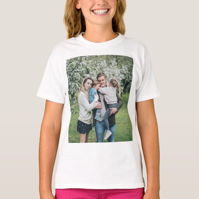 Camiseta Melhor Pai Personalizado de Fotografia Personaliza (Frente)