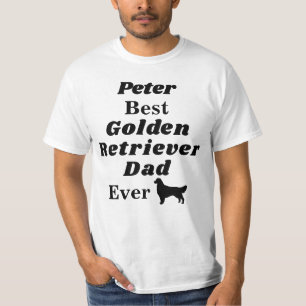 Camiseta Melhor pai personalizado do golden retriever nunca