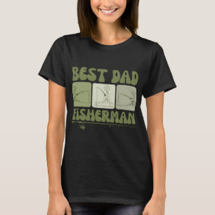 Camiseta Melhor Pai Pescador – Arte de Caixa Terrosa com