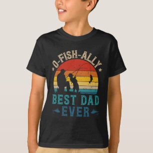 Camiseta Melhor Pai Pescador do Mundo Oficialmente Pescador