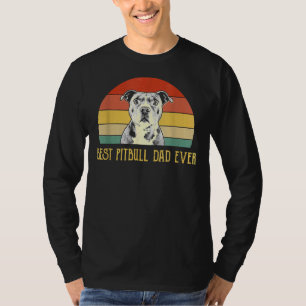 Camiseta Melhor Pai Pitbull Nunca Cachorro Pitbull Amam Pai