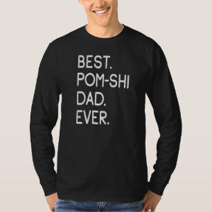 Camiseta Melhor Pai Pom Shi Do Mens