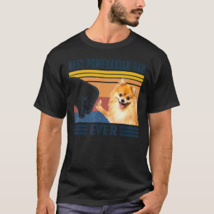 Camiseta Melhor Pai Pomeraniano De Cães Dia de os pais