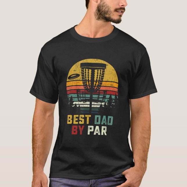Camiseta Melhor Pai Por Golfe De Disco Par Para Homens (Frente)