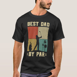 Camiseta Melhor Pai Por Homens De Extrema Golf Retro Sunset