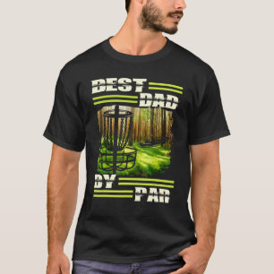 Camiseta Melhor Pai por Pai Par Disco Golf para Homens Dia