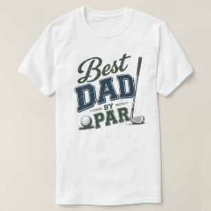 Camiseta Melhor Pai por Par Golfe Divertido