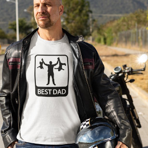 Camiseta Melhor Pai - Presente Divertido para o Pai - Falha