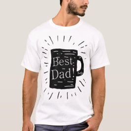 Camiseta "Melhor Pai" - Presente perfeito para Dia
