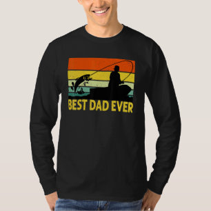 Camiseta Melhor Pai Que Já Pescou Pais Pescador Retro Vin