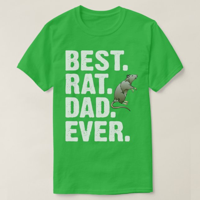 Camiseta Melhor Pai Rat (Frente do Design)