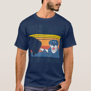 Camiseta Melhor Pai Rottweiler Cachorro Engraçado que Passa