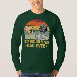 Camiseta Melhor Pai Setentrional Inglês Alguma Vez Retro Vi