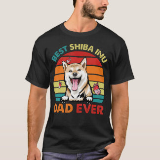 Camiseta Melhor Pai Shiba Inu Já Dia dos Pais Cachorro Lega