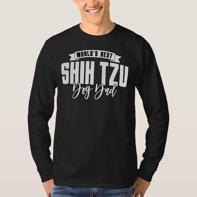 Camiseta Melhor Pai Shih Tzu (Frente)