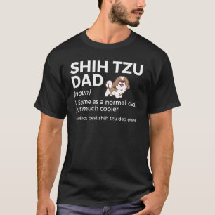 Camiseta Melhor Pai Shih Tzu De Definição Engraçado Shih Tz