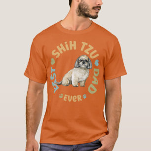 Camiseta Melhor Pai Shih Tzu Nunca