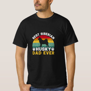 Camiseta Melhor Pai Siberiano Nunca, Tributo Dia de os pais