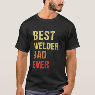 Camiseta Melhor Pai Soldador de sempre