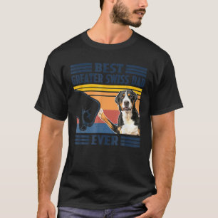 Camiseta Melhor Pai Suíço De Cachorro De Montanha Que Nunca