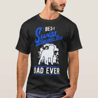 Camiseta Melhor Pai Suíço De Cães De Montanha