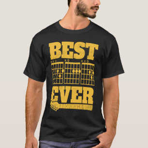 Camiseta Melhor Pai Tocador de Guitarra Pai Guitarrista Dia