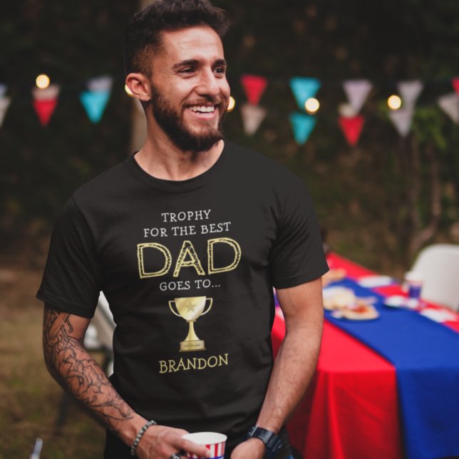 Camiseta Melhor Pai Troféu (Criador carregado)