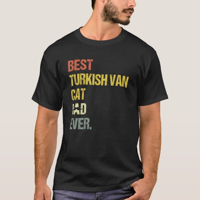 Camiseta Melhor Pai Turco de Van Cat (Frente)