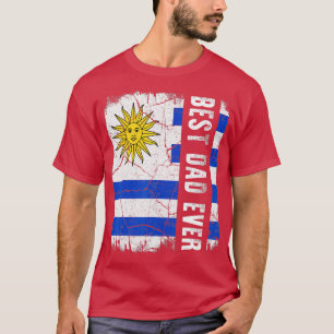 Camiseta Melhor Pai uruguaio do Dia de os pais Nunca Urugua