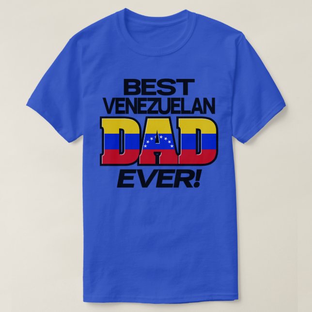CAMISETA MELHOR PAI VENEZUELAN (Frente do Design)