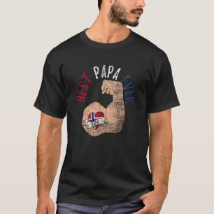 Camiseta Melhor Papa Alguma Vez Da Vintagem Do Dia de os pa