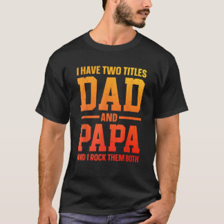 Camiseta Melhor Papá Arte Para Avô De Netos Pai
