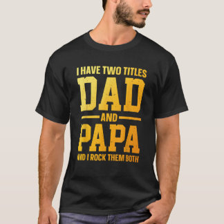 Camiseta Melhor Papá Arte Para Avô De Netos Pai